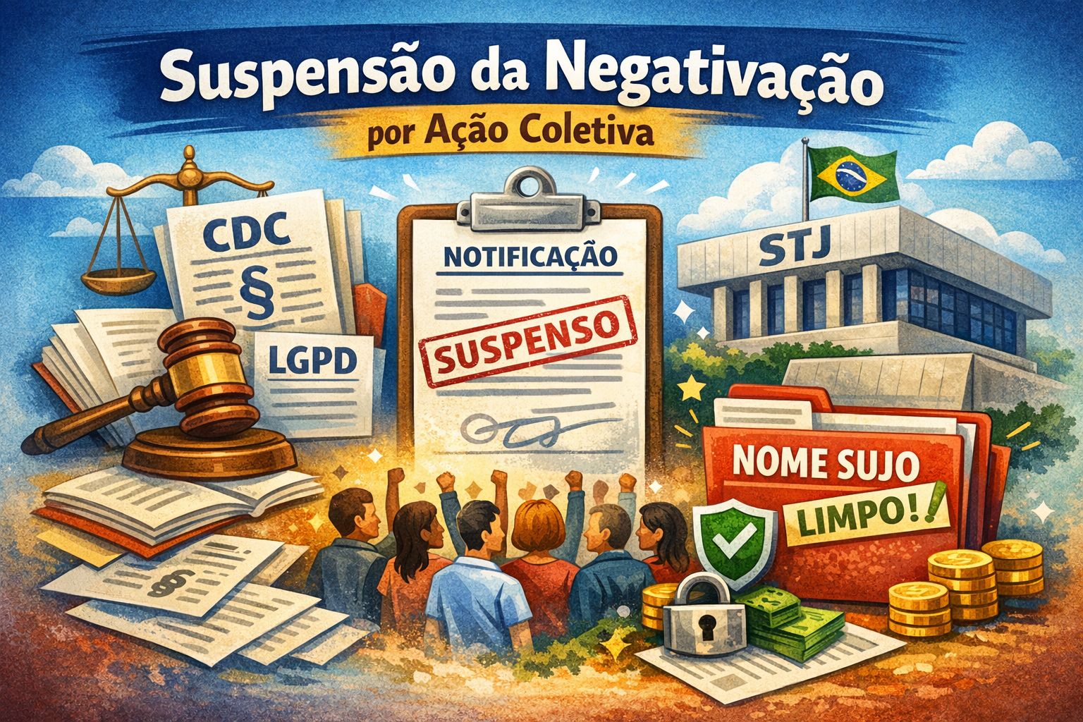 Suspensão da Negativação por Ação Coletiva