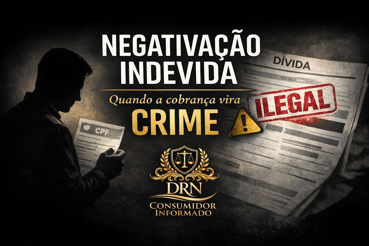 Negativação indevida e cobrança abusiva: quando a empresa comete crime contra o consumidor