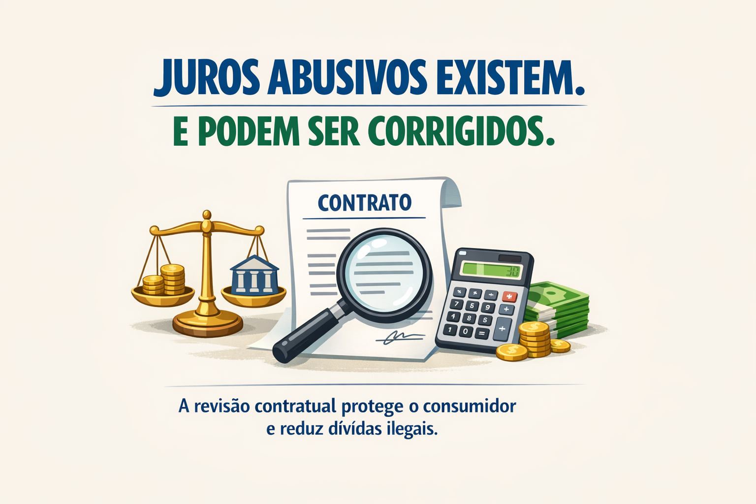 Juros abusivos e revisão contratual