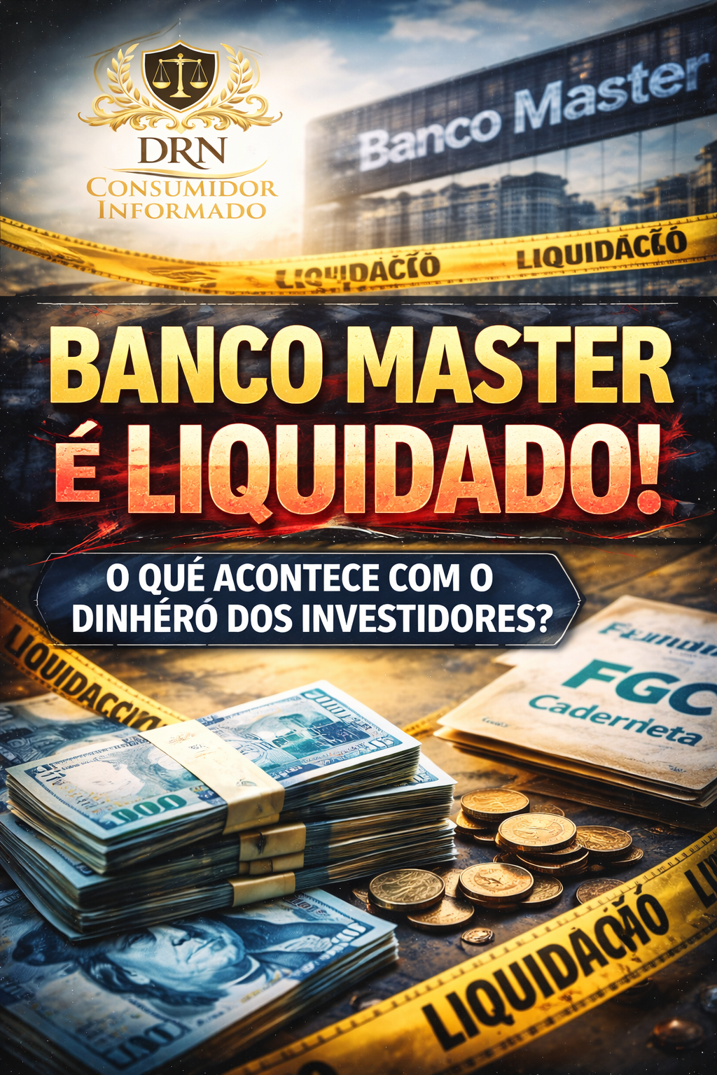 📰 Banco Master é Liquidado: O Que Acontece com o Dinheiro dos Investidores?