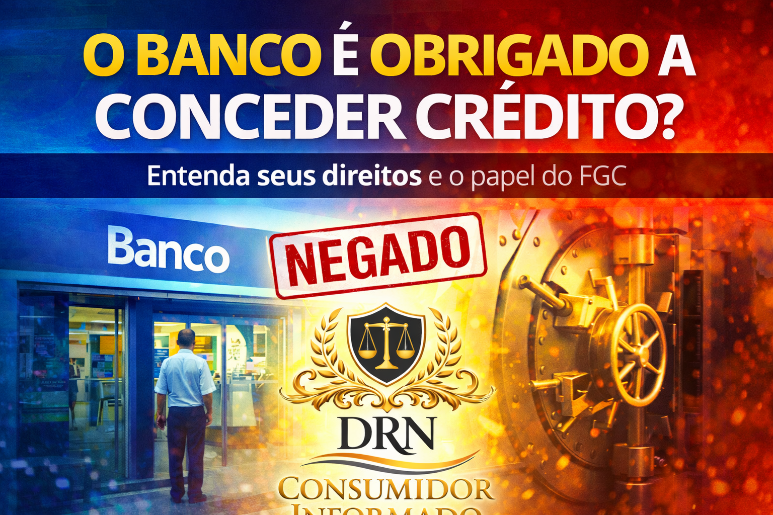 Banco é obrigado a conceder crédito? Entenda seus direitos e o papel do FGC