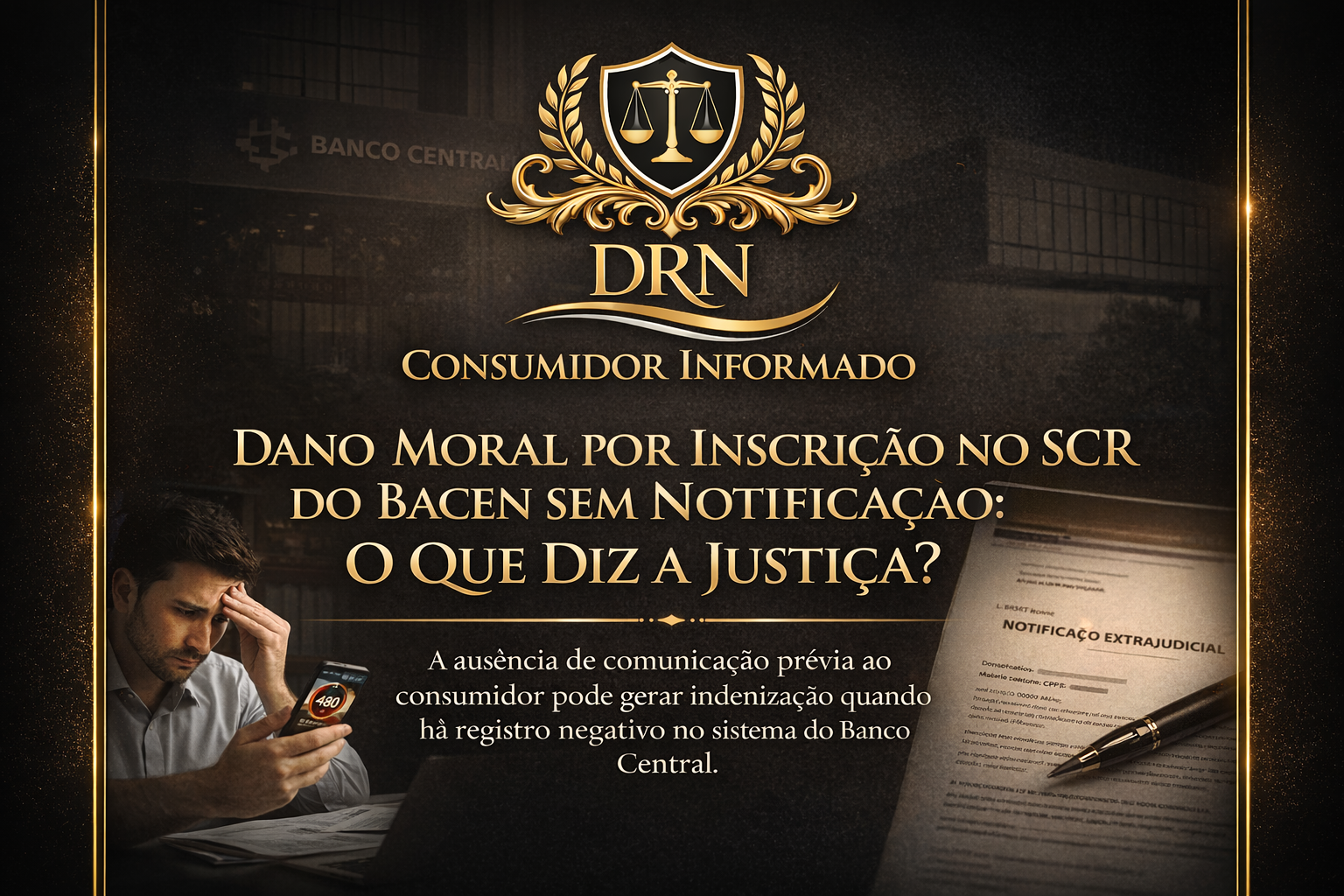 Dano Moral por Inscrição no SCR do Bacen sem Prévia Notificação: Entenda Seus Direitos