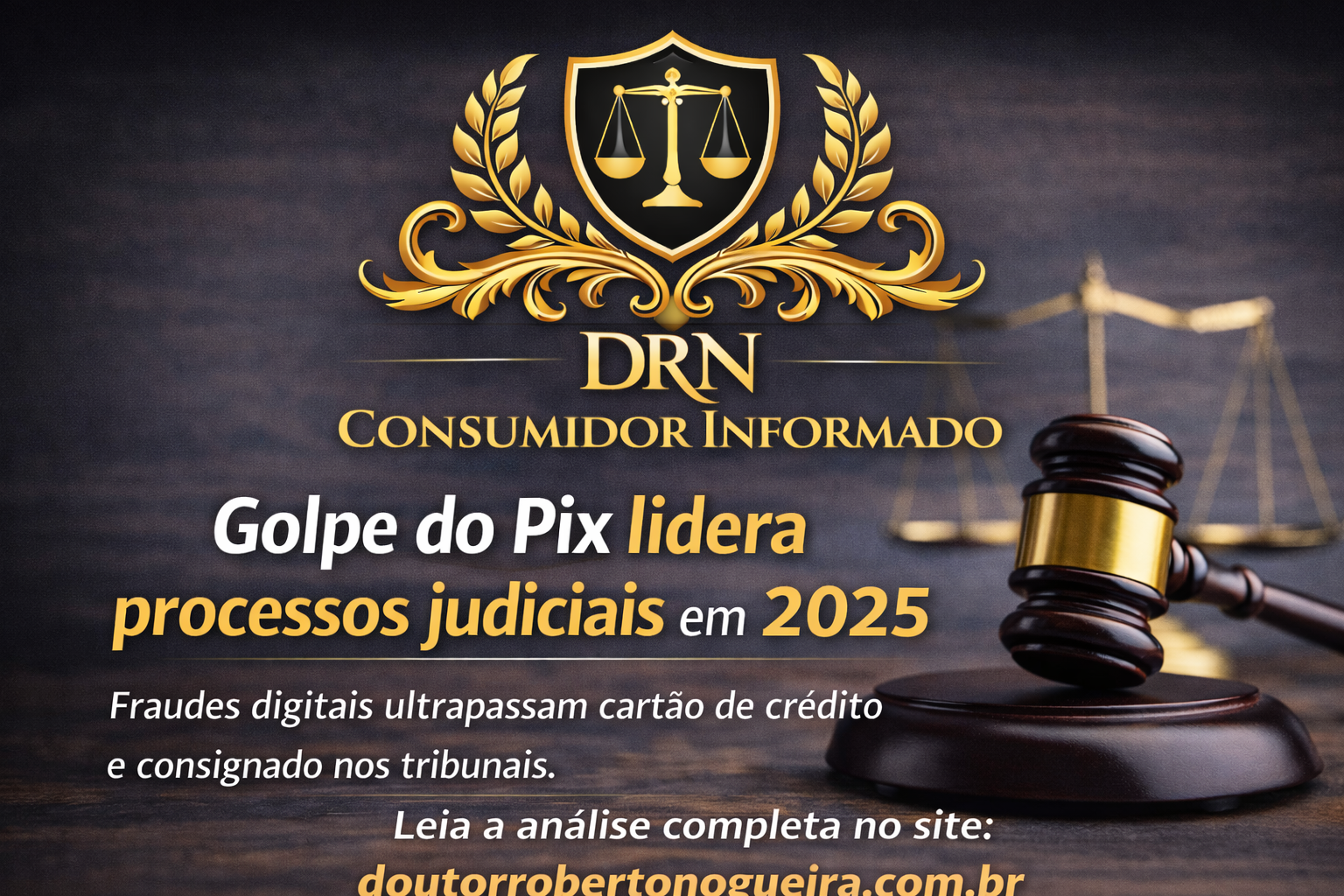 Golpe do Pix lidera processos judiciais em 2025 e redefine a responsabilidade dos bancos