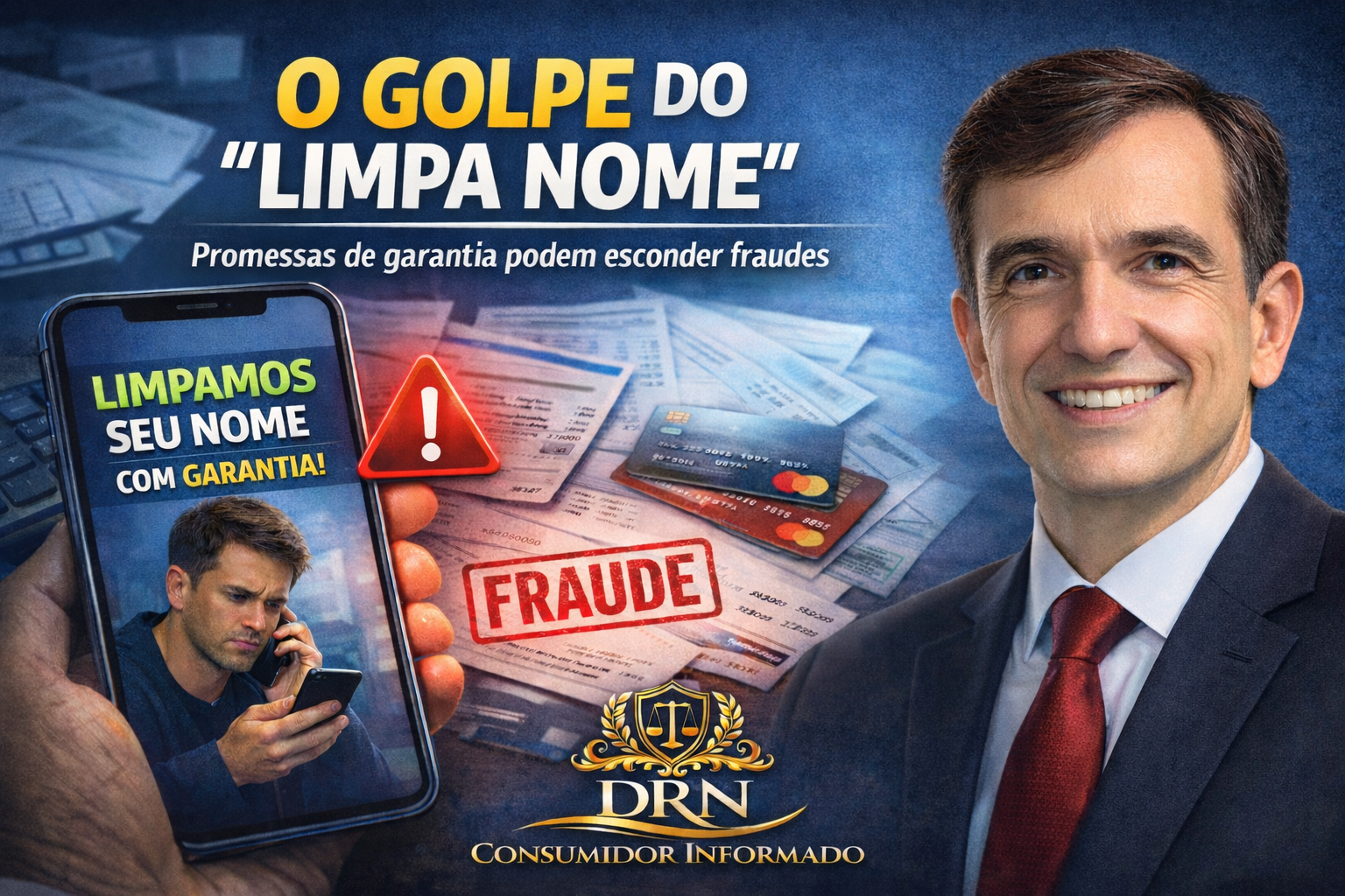 Roberto Nogueira, Promotor de Justiça, explica o golpe do “limpa nome” e alerta sobre promessas de garantia em serviços jurídicos