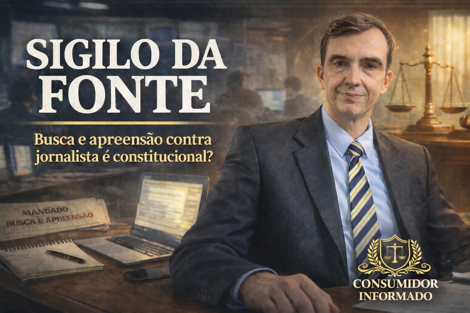 Busca e apreensão para descobrir fonte de jornalista é constitucional?