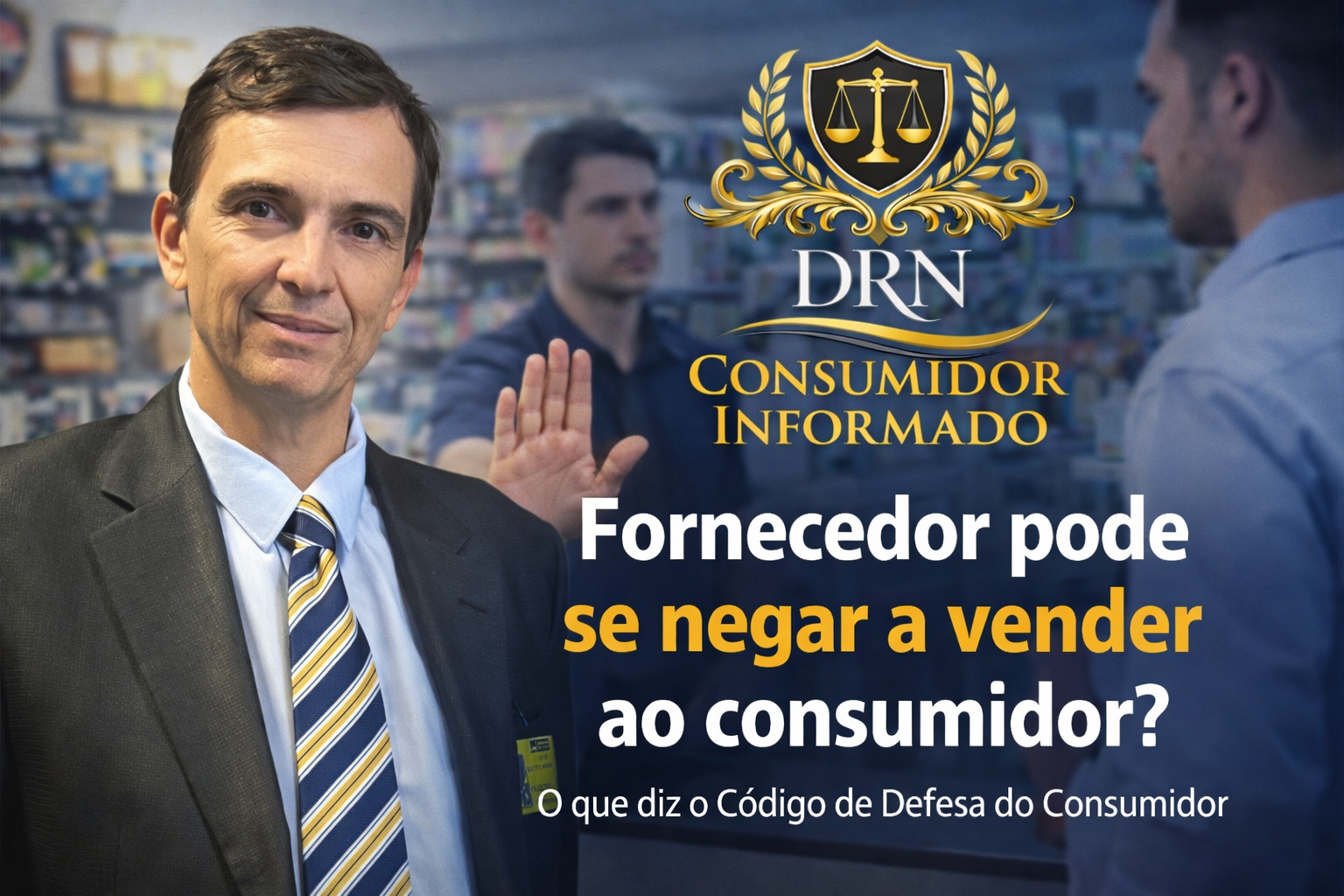 O fornecedor pode se negar a vender ao consumidor? Entenda o que diz o Código de Defesa do Consumidor