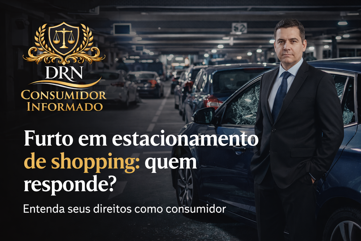 Objeto furtado dentro de veículo em estacionamento de shopping: o estabelecimento é responsável?