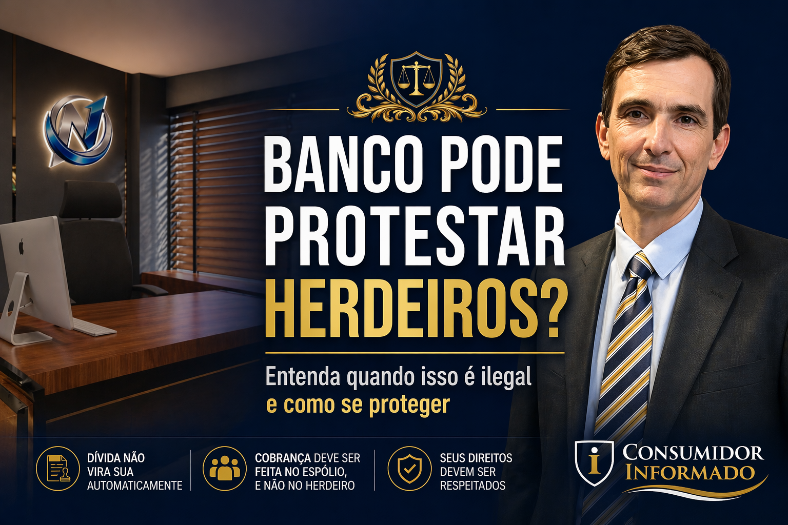 Banco pode protestar o nome dos herdeiros? Entenda o que diz a lei e quando isso é abuso.