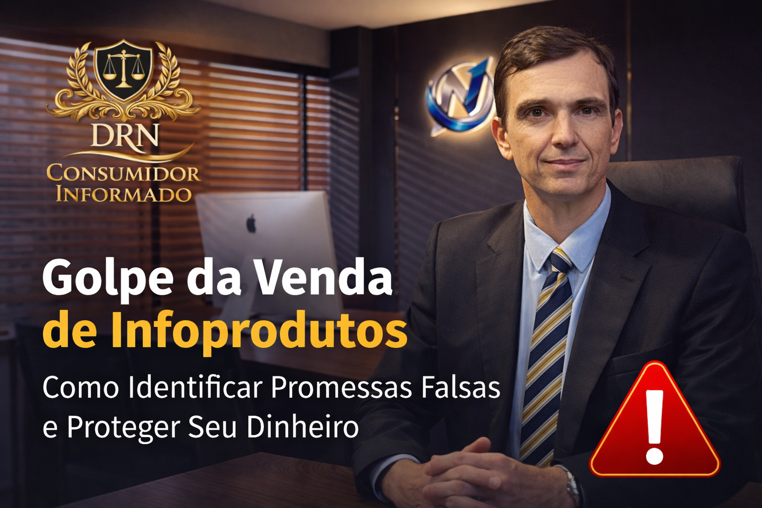 Golpe da venda de infoprodutos: como identificar promessas falsas e proteger seu dinheiro.